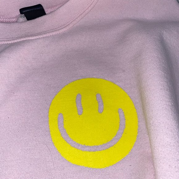 Smiley crewneck light pink - Picture 5 of 5